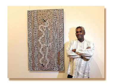 'Confined' Aboriginal art exhibition showing at the St Kilda Town Hall