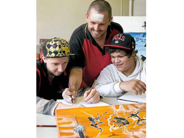 Art helps at-risk youths